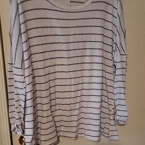 Striped Long Sleeve Women's Top